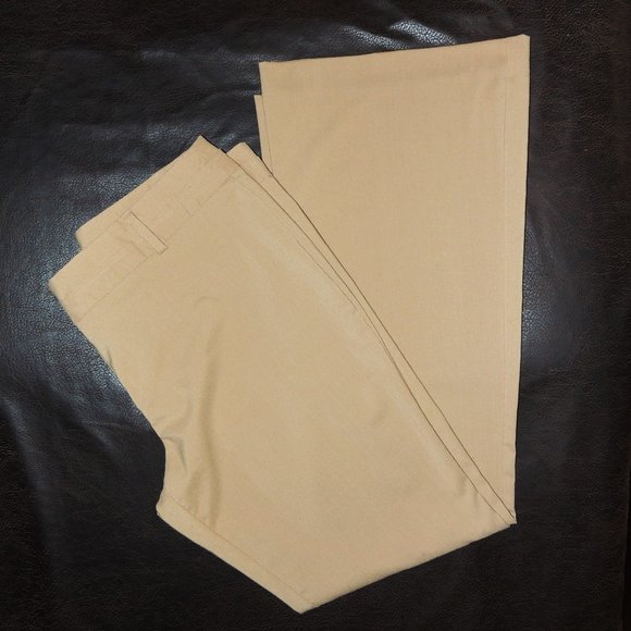 Worthington Women's Casual Trousers - Flat Front - Straight Leg - Picture 1 of 5